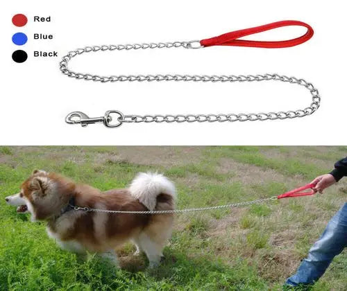 Medium/Large Dog Heavy Duty Metal Chain Leash
