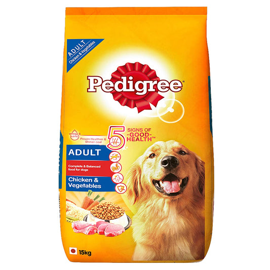 PEDIGREE® Adult Dry Food – Chicken, Rice and Vegetable 15 kg