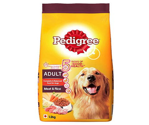 Pedigree Meat & Rice 1.2Kg  - Adult Dog