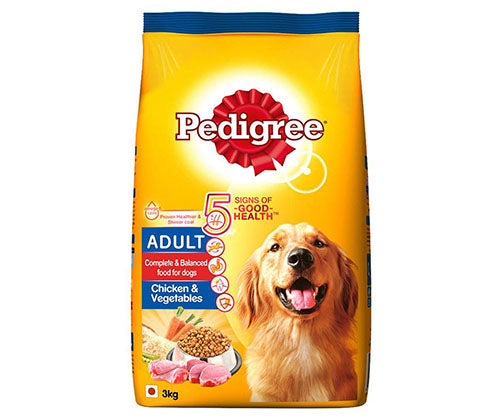 PEDIGREE® Adult Chicken, Rice and Vegetable Dry Food – 2.8 kg