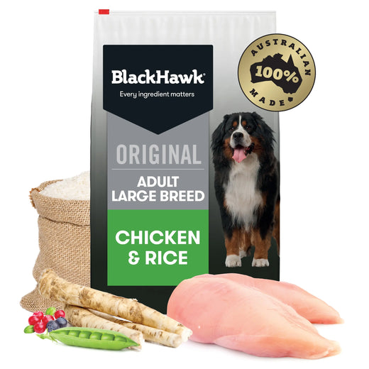 BlackHawk Adult – Large Breed Chicken & Rice 20kg