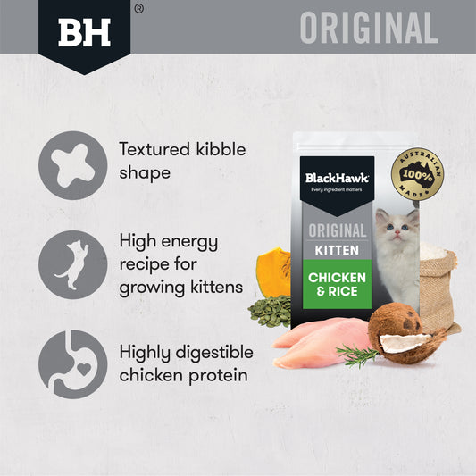 BlackHawk Kitten - Chicken and Rice 3KG