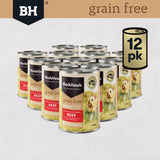 BlackHawk Grain Free Beef Wet Food For Dogs - Bundle Pack (12 x 400g)
