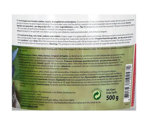 Beaphar Grapesugar – 500g