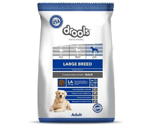 Drools Dog Food 12Kg - Adult (Large Breed) pack front