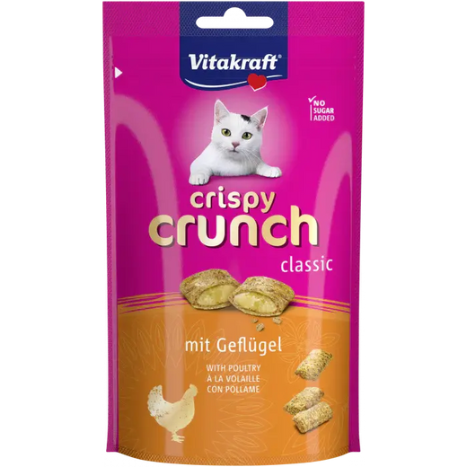 Vitakraft Cat Treat Crispy Crunch Classic Poultry 60g