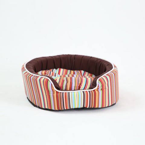Embark Stripe Pattern Dog Bed (36x27cm)