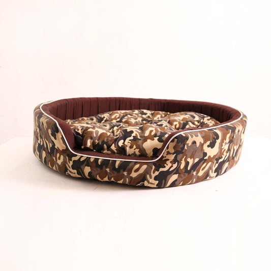 Embark Camouflage Print Dog Bed- 80cm