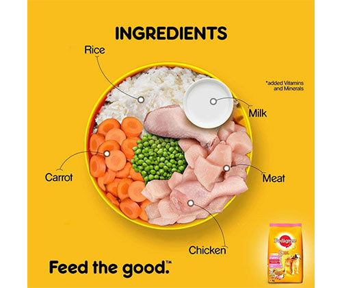 PEDIGREE® Puppy Chicken and Milk Dry Food – 1.2 kg