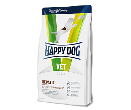 Happy Dog VET Diet Hepatic - nutritional support for liver disease pack front