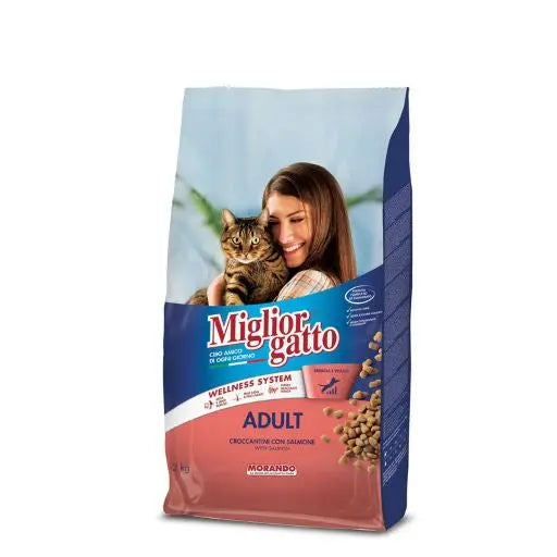 Migliorgatto Adult Cat Kibble – Salmon 2kg