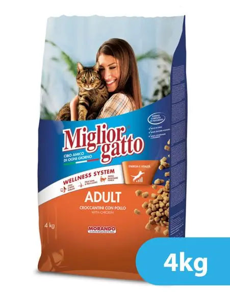 Migliorgatto Adult Cat Kibble – Chicken 4kg