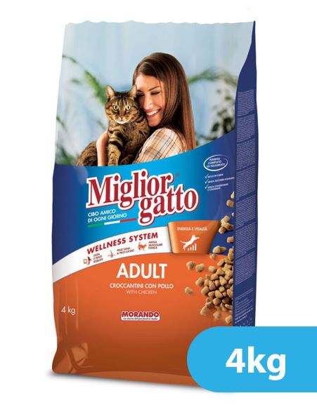 Migliorgatto Adult Cat Kibble With Chicken 4kg