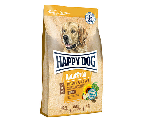 Happy Dog NaturCroq Chicken and Rice pack front