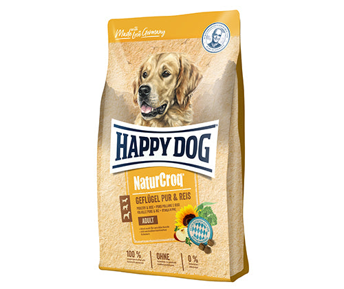 Happy Dog NaturCroq Chicken and Rice pack front