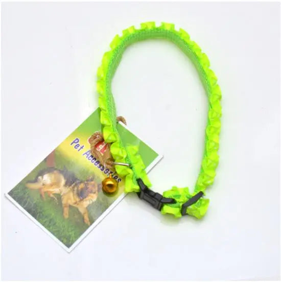 Nylon Collar With Bell For Cats - 10mm x 35cm