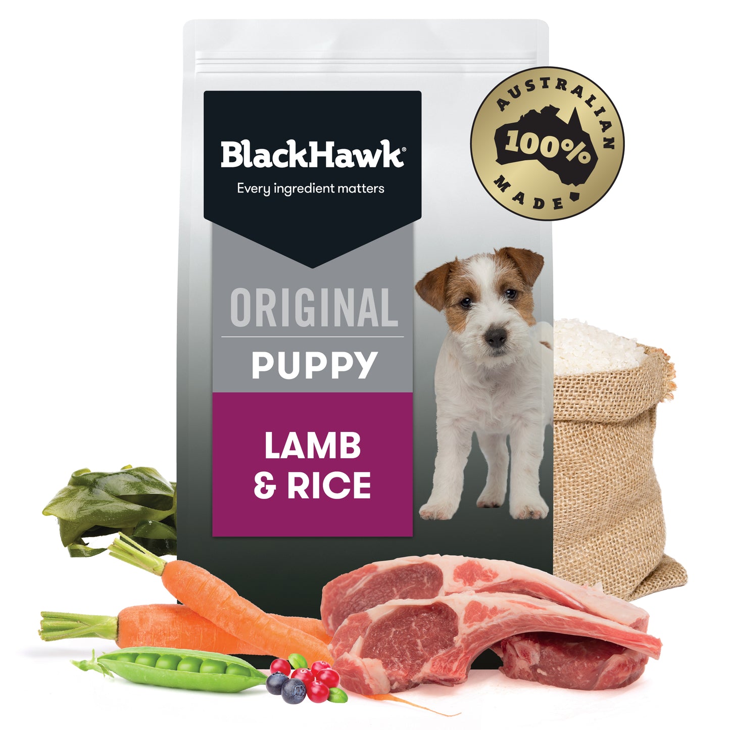 BlackHawk Puppy - Lamb & Rice 3Kg