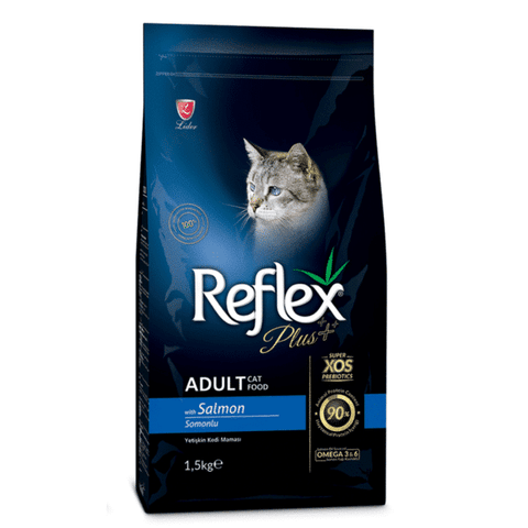 Reflex Plus Premium Adult Cat Food –  Salmon 1.5KG