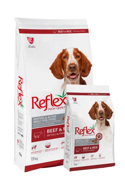 Reflex Premium Adult Dog Food High Energy –  Beef 3Kg