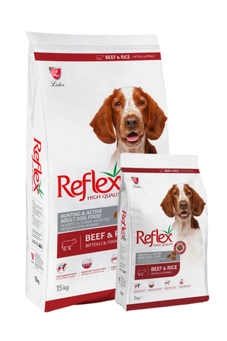 Reflex Premium Adult Dog Food High Energy –  Beef 3Kg