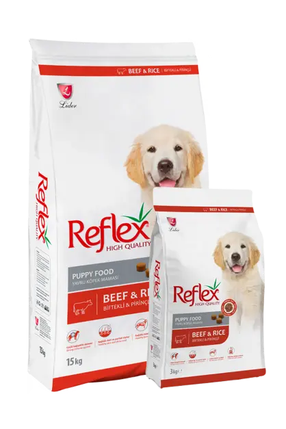 Reflex Puppy Beef and Rice – 15kg
