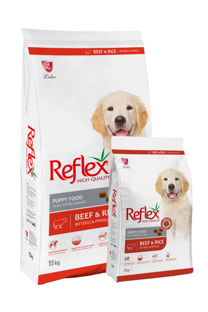 Reflex Puppy Beef and Rice – 15Kg