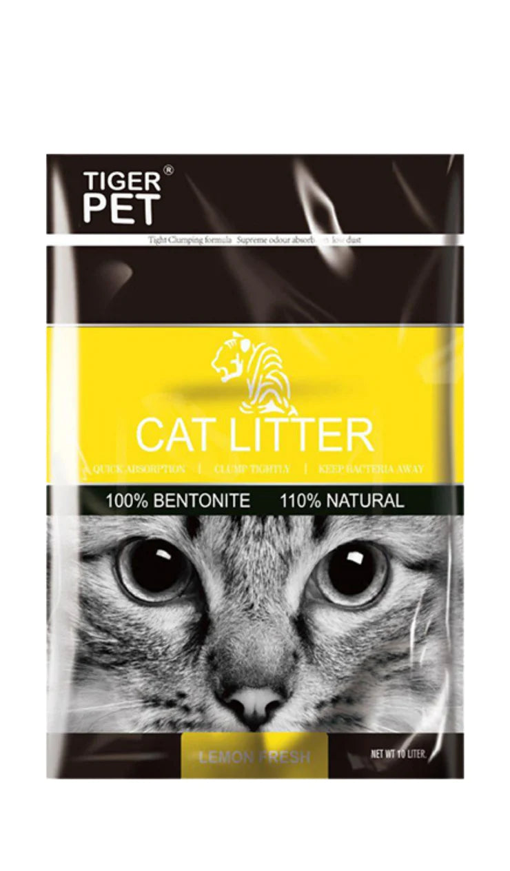 Tiger Cat Litter Lemon 10L MYPETS.LK