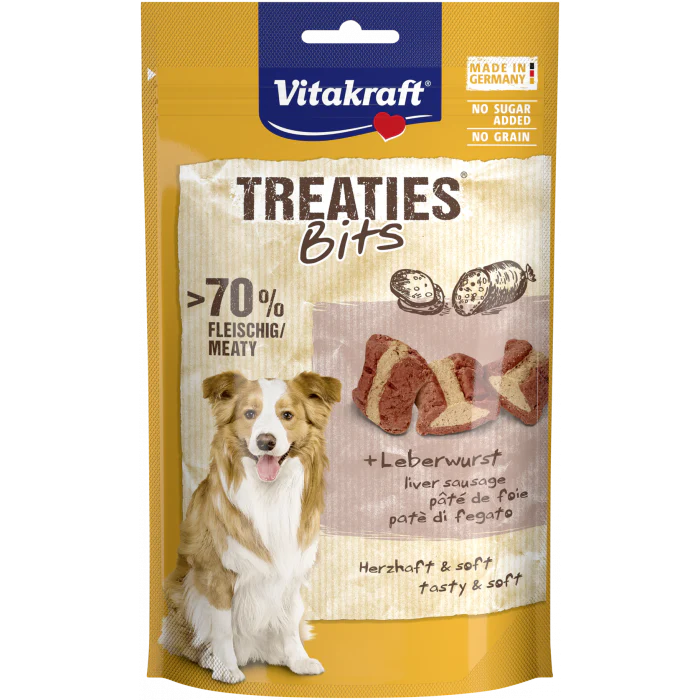 Vitakraft Treaties Bits + Liverwurst (Liver Sausage) 120g