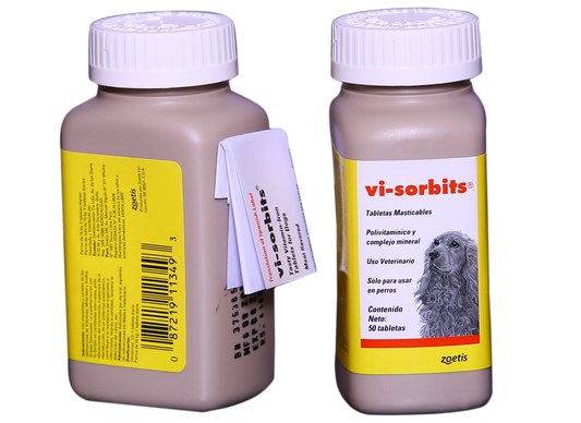 Vi-Sorbits Meat Flavoured Iron Tablets For Dogs - 50 Tablets