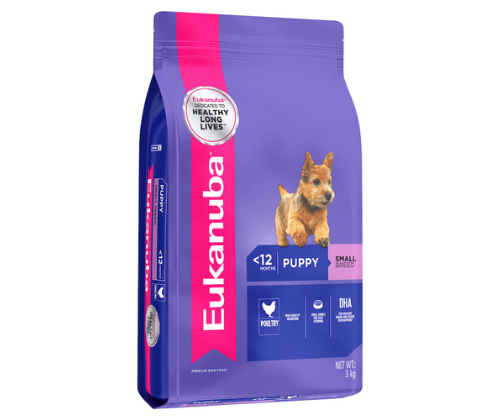 Eukanuba Puppy Small Breed 1Kg pack front