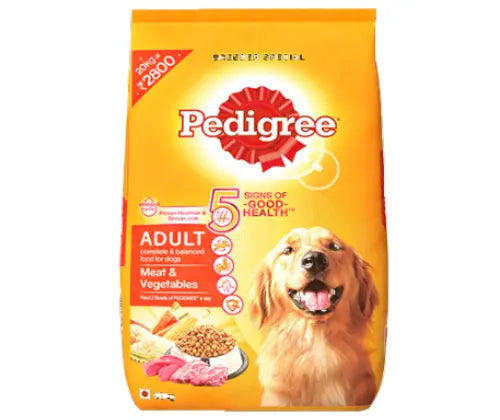 PEDIGREE® Adult Meat and Vegetables Dry Food – 20 kg