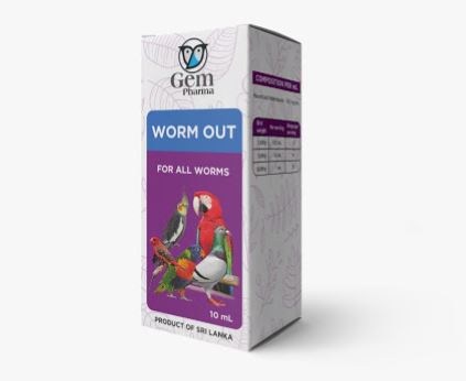 Worm Out Tonic for Birds - 10ml